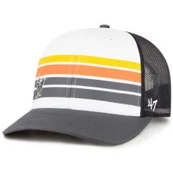 '47 Youth White/Charcoal Miami Marlins Cove Trucker Snapback Hat -Minnesota Twins Shop DSCO1160611495 3550 ALT2