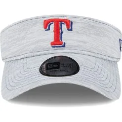 New Era Men's Gray Texas Rangers Adjustable Visor -Minnesota Twins Shop DSCO1160792427 1927 ALT2