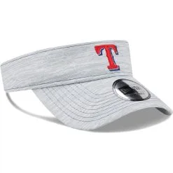 New Era Men's Gray Texas Rangers Adjustable Visor -Minnesota Twins Shop DSCO1160792427 1927 ALT3