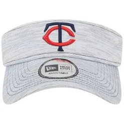 New Era Men's Gray Minnesota Twins Adjustable Visor -Minnesota Twins Shop DSCO1160792457 1927 ALT2