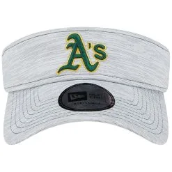 New Era Men's Gray Oakland Athletics Adjustable Visor -Minnesota Twins Shop DSCO1160792718 1927 ALT2