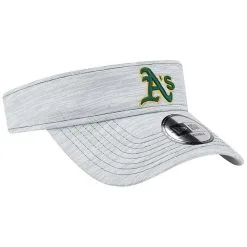 New Era Men's Gray Oakland Athletics Adjustable Visor -Minnesota Twins Shop DSCO1160792718 1927 ALT3