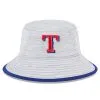 New Era Men's Gray Texas Rangers Game Bucket Hat