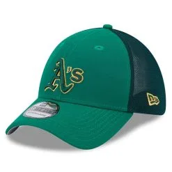 New Era Men's Kelly Green Oakland Athletics 2023 St. Patrick's Day 39THIRTY Flex Hat