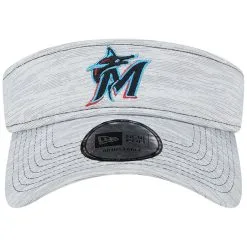 New Era Men's Gray Miami Marlins Adjustable Visor -Minnesota Twins Shop DSCO1161060270 1927 ALT2