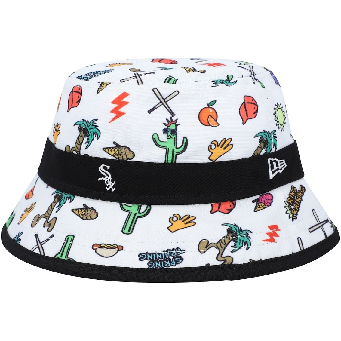New Era Infant White Chicago White Sox Spring Training Print Bucket Hat 1 New Era Infant White Chicago White Sox Spring Training Print Bucket Hat