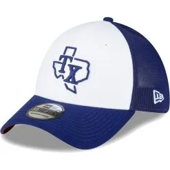 New Era Men's Royal/White Texas Rangers 2023 On-Field Batting Practice 39THIRTY Flex Hat