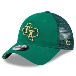 New Era Men's Kelly Green Texas Rangers 2023 St. Patrick's Day 9TWENTY Adjustable Hat