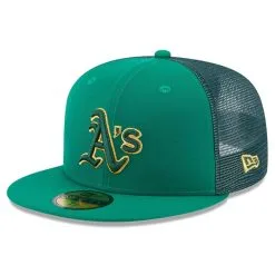 New Era Men's Kelly Green Oakland Athletics 2023 St. Patrick's Day 59FIFTY Fitted Hat