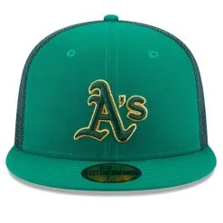 New Era Men's Kelly Green Oakland Athletics 2023 St. Patrick's Day 59FIFTY Fitted Hat -Minnesota Twins Shop DSCO1161060716 2041 ALT2