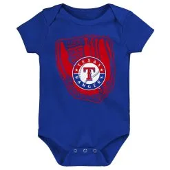 Outerstuff Newborn & Infant Red/Royal/White Texas Rangers Minor League Player Three-Pack Bodysuit Set -Minnesota Twins Shop DSCO1161370951 2910 ALT3