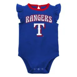 Outerstuff Newborn & Infant Royal/Heather Gray Texas Rangers Little Fan Two-Pack Bodysuit Set -Minnesota Twins Shop DSCO1161372111 1350 ALT2
