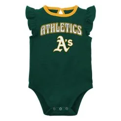 Outerstuff Infant Green/Heather Gray Oakland Athletics Little Fan Two-Pack Bodysuit Set -Minnesota Twins Shop DSCO1161372287 2041 ALT2