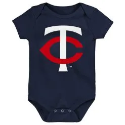Outerstuff Newborn & Infant Navy/White/Heather Gray Minnesota Twins Biggest Little Fan 3-Pack Bodysuit Set 7 Outerstuff Newborn & Infant Navy/White/Heather Gray Minnesota Twins Biggest Little Fan 3-Pack Bodysuit Set -Minnesota Twins Shop DSCO1161372508 GZKZ ALT3