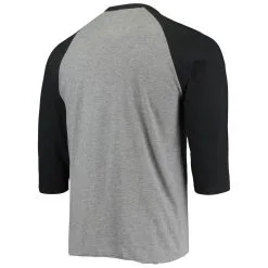 '47 Men's Heathered Gray/Black Chicago White Sox 1900 Inaugural Season Vintage Raglan 3/4-Sleeve T-Shirt -Minnesota Twins Shop DSCO1161584981 CKZW ALT3