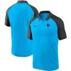 Nike Men's Blue Miami Marlins Legacy Tri-Blend Raglan Performance Polo