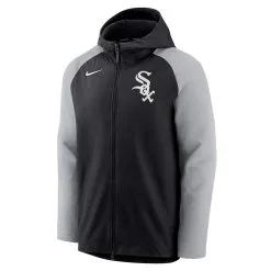 Nike Men's Black/Gray Chicago White Sox Authentic Collection Performance Raglan Full-Zip Hoodie 6 Nike Men's Black/Gray Chicago White Sox Authentic Collection Performance Raglan Full-Zip Hoodie -Minnesota Twins Shop DSCO1161597045 1007 ALT2