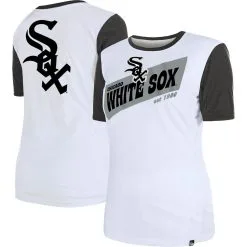 New Era Women's White Chicago White Sox Colorblock T-Shirt
