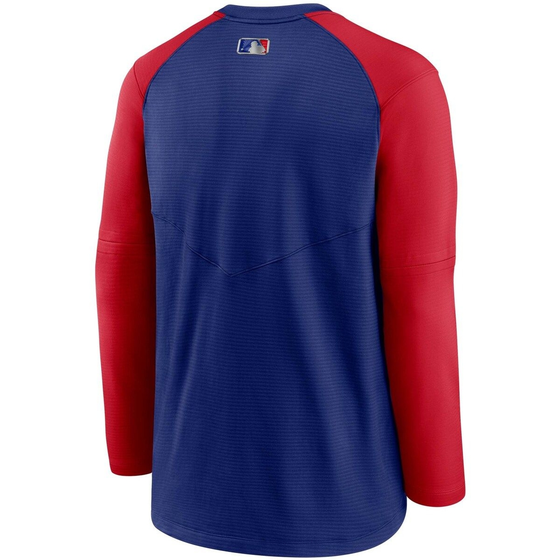 Nike Men's Royal/Red Texas Rangers Authentic Collection Pregame Performance Pullover Sweatshirt 4 Nike Men's Royal/Red Texas Rangers Authentic Collection Pregame Performance Pullover Sweatshirt - Image 4