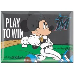 WinCraft Miami Marlins 2.5'' X 3.5'' Disney Fridge Magnet