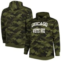 Profile Men's Camo Chicago White Sox Allover Print Pullover Hoodie