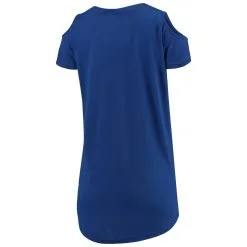 G-III 4Her By Carl Banks Women's Royal Texas Rangers Clear The Bases Cold Shoulder T-Shirt -Minnesota Twins Shop DSCO1161630337 1350 ALT3