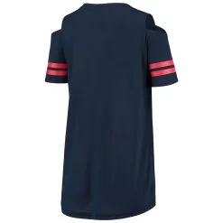 G-III 4Her By Carl Banks Women's Navy Minnesota Twins Extra Inning Cold Shoulder T-Shirt -Minnesota Twins Shop DSCO1161631615 1320 ALT3