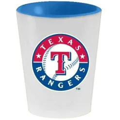 The Memory Company Texas Rangers 2oz. Inner Color Ceramic Cup