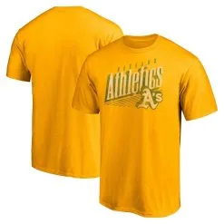 Fanatics Brands - White Label Men's Gold Oakland Athletics Winning Streak T-Shirt