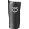 Logo Brands Minnesota Twins 20oz. Black Powder Coat Tumbler