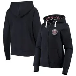 Soft As A Grape Women's Navy Minnesota Twins Line Drive Full-Zip Hoodie