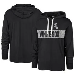 '47 Men's Black Chicago White Sox Field Franklin Pullover Hoodie