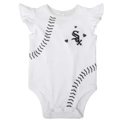 Outerstuff Newborn & Infant White Chicago White Sox Sweet Spot Bodysuit Skirt & Booties Set -Minnesota Twins Shop DSCO1161640028 3550 ALT2