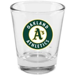 The Memory Company Oakland Athletics 2oz. Primary Logo Shot Glass