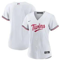 Nike Women's White Minnesota Twins Home Replica Team Logo Jersey