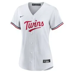 Nike Women's White Minnesota Twins Home Replica Team Logo Jersey -Minnesota Twins Shop DSCO1161642102 3550 ALT2