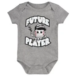 Outerstuff Newborn & Infant Heather Gray/Black/White Chicago White Sox Minor League Player Three-Pack Bodysuit Set -Minnesota Twins Shop DSCO1162025486 CKZW ALT2