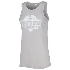 Soft As A Grape Women's Gray Chicago White Sox Tri-Blend Tank Top -Minnesota Twins Shop DSCO1162026049 VNFK ALT2